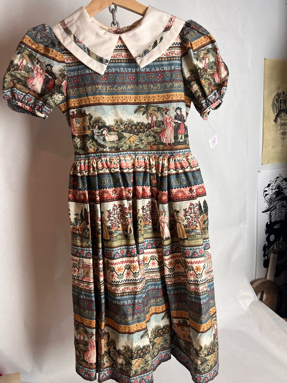 Girls Vintage Dolls & Darlings Art Dress NWT